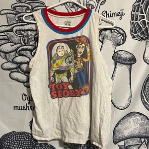 Toy Story Muscle Tee/Tank Top. Worn Condition